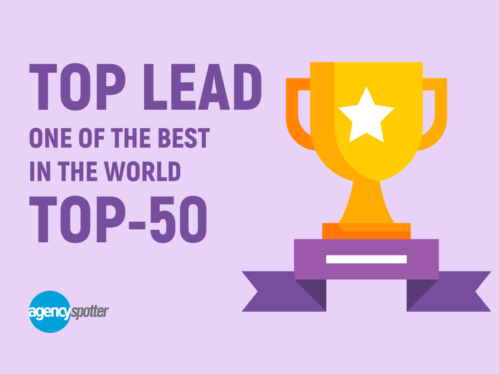 Top Lead серед 50 найкращих контент-маркетингових агенцій у світі!